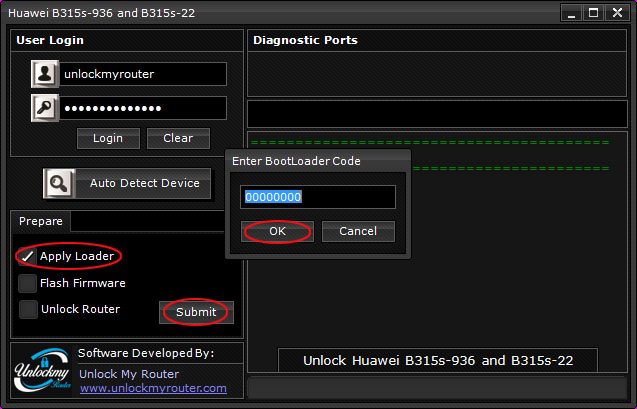 unlock Zain B315s-22 and B315s-936 Router